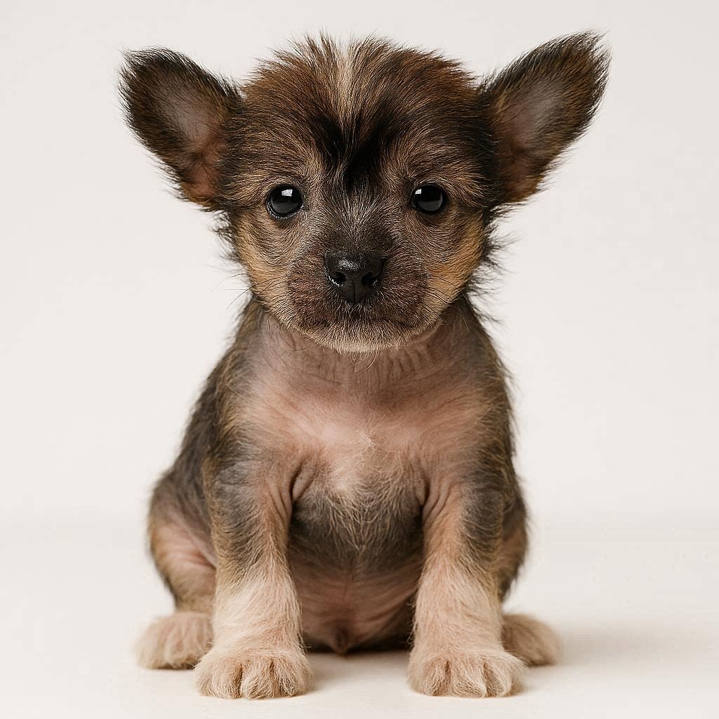 Chinese Crested puppy